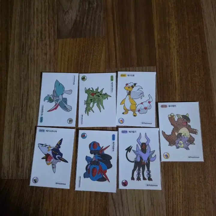 [BUNJANG] Pokemon Bread Stickers Season 1 (97) &amp; Mega Stickers (7) Bundle Set / 포켓몬 띠부씰 시즌1 97장 과 메가띠부씰 7장까지 일괄판매합니다