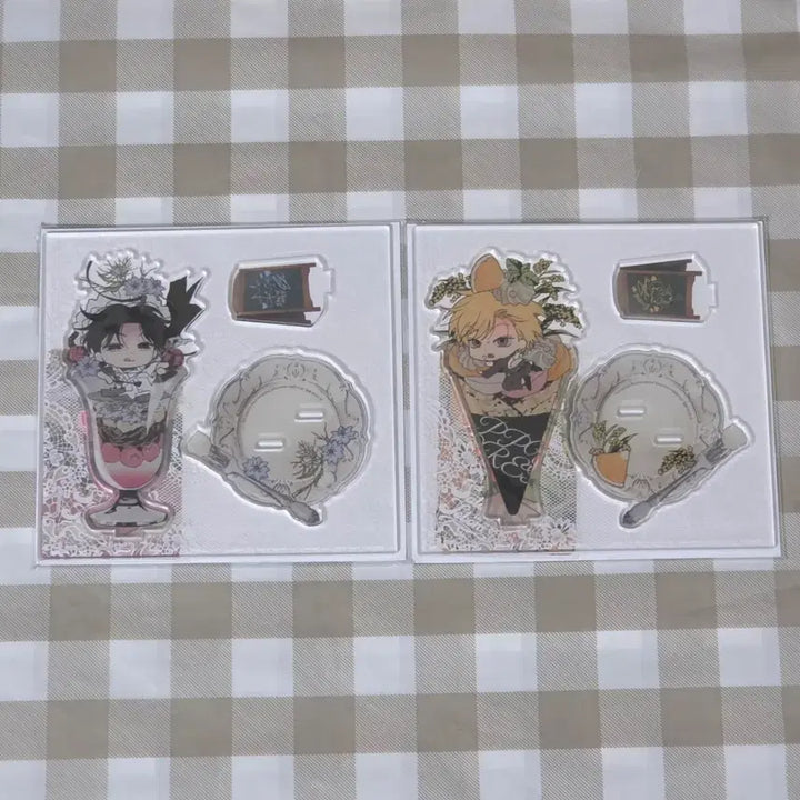 [BUNJANG] LEBOM Salon de Lebom Hoyeon Jaeseung Sweets Acrylic Stand Set / 레봄 살롱드르봉 풀북 호연+재승 스위츠 아크릴 스탠드 세트+(SD 포토카드 2종 포함) LEBOM