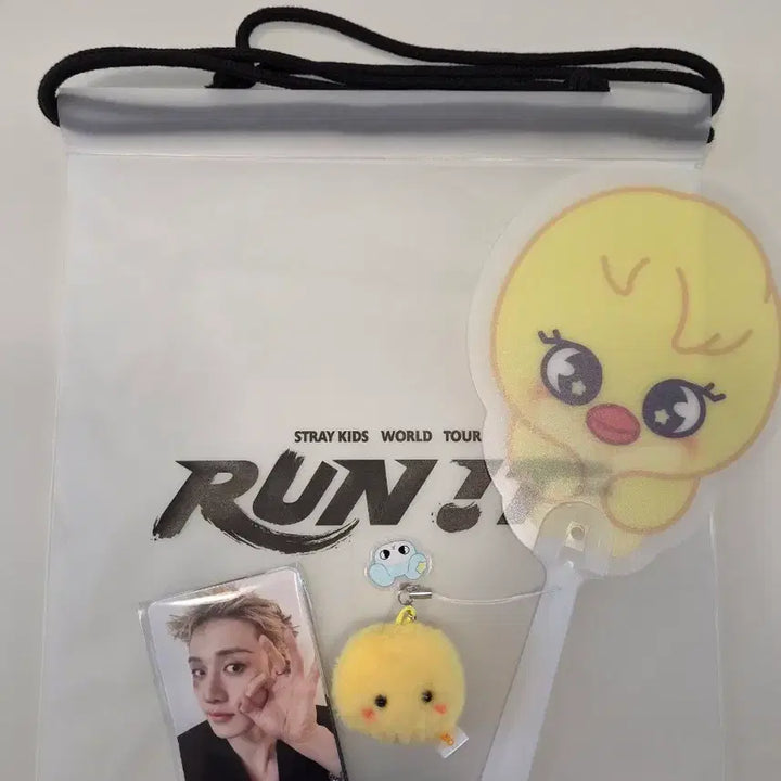 [BUNJANG] Stray Kids Concert "Makmak" Photocard + Fan + Pom Pom Keyring / 스키즈 콘서트 8/2 막막 포토카드 + 부채 + 폼폼키링