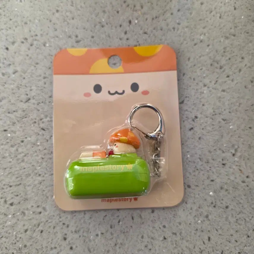 [BUNJANG] MapleStory Orange Mushroom Keyring / 메이플스토리 롯데시네마 키캡 주황버섯 키링