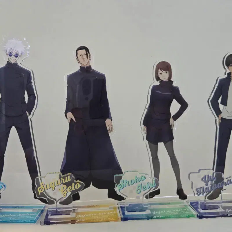 [BUNJANG] Jujutsu Kaisen Acrylic Stand Set (4 Types) / 주술회전 아크릴 스탠드 4종 세트