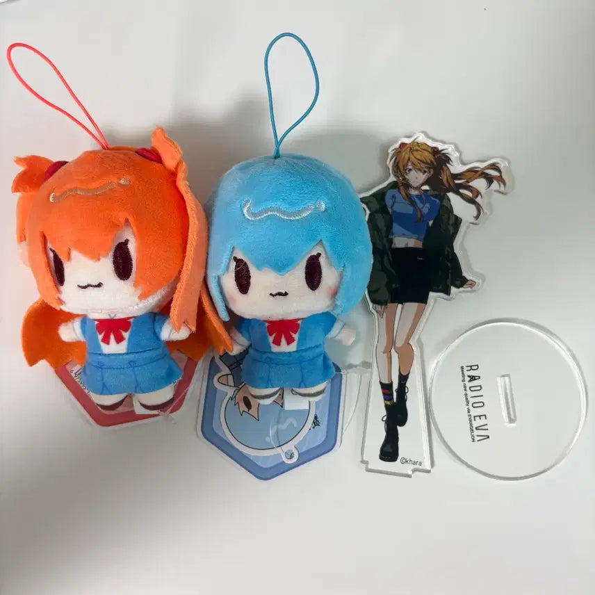 [BUNJANG] Evangelion Asuka &amp; Rei Bundle / 에반게리온 굿즈 아스카 레이 일괄