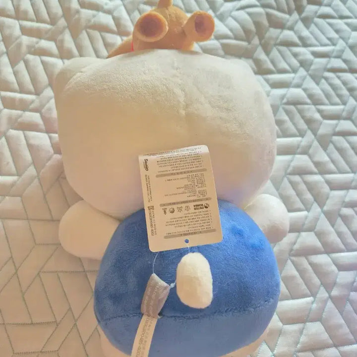 [BUNJANG] Hello Kitty &amp; Teddy Bear Plush Doll Set / 헬로키티 봉제인형 커플