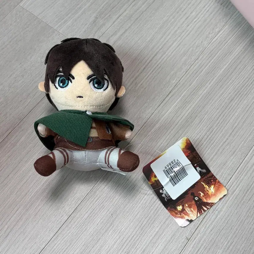 [BUNJANG] Attack on Titan Osawari Plush Doll Eren / 진격의거인 오스와리 누이 인형 에렌 (배송비포함)