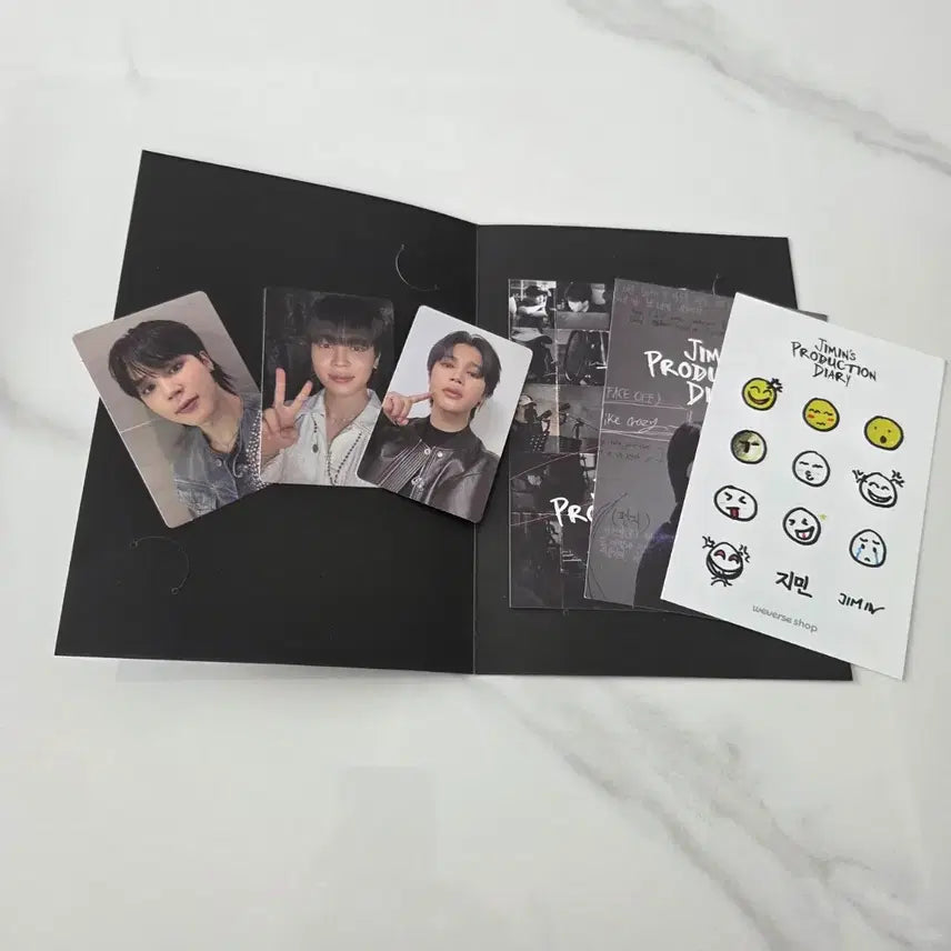 [BUNJANG] BTS Jimin Production Diary Documentary Weverse POB Bundle Set / 방탄소년단 지민 프로덕션 다이어리 다큐 위버스 특전 일괄 양도