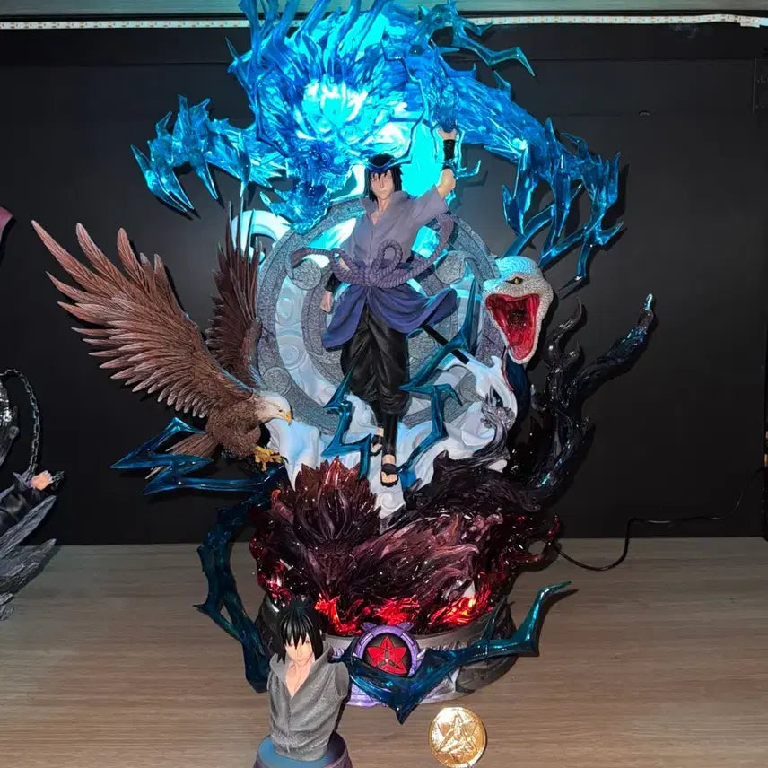 [BUNJANG] Naruto Resin Figure Evil Advanced Version Sasuke / 나루토 레진 피규어 evil 고급 버전 사스케