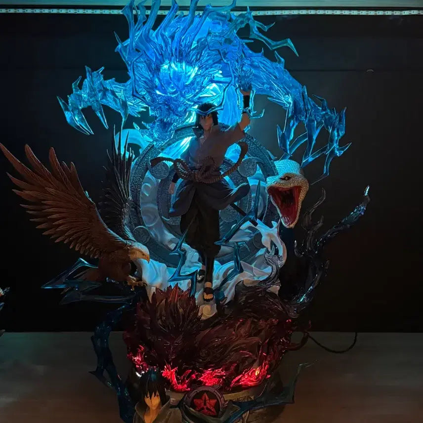 [BUNJANG] Naruto Resin Figure Evil Advanced Version Sasuke / 나루토 레진 피규어 evil 고급 버전 사스케