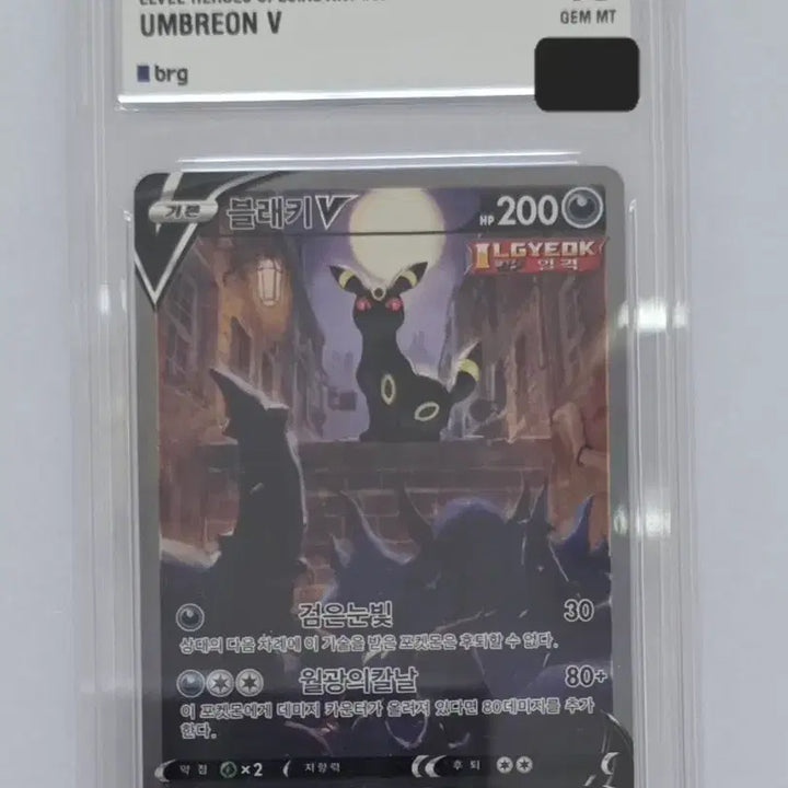 [BUNJANG] Pokemon Blacephelon V Special Edition GEM MT 10 Card / 포켓몬 카드 블래키 v특일 brg10