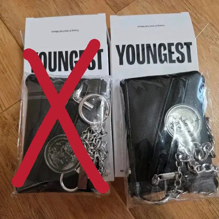 [BUNJANG] Young K Youngest Wallet Keyring Album Fans QR Included / 영케이 영기스트 지갑 월렛 키링 앨범 팬즈 qr포함