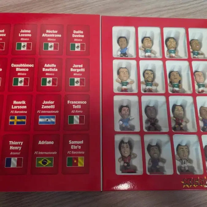 [BUNJANG] 2002 FIFA World Cup Coca-Cola Mini Figure Set / 2002월드컵 코카콜라 축구선수 미니 피규어 세트