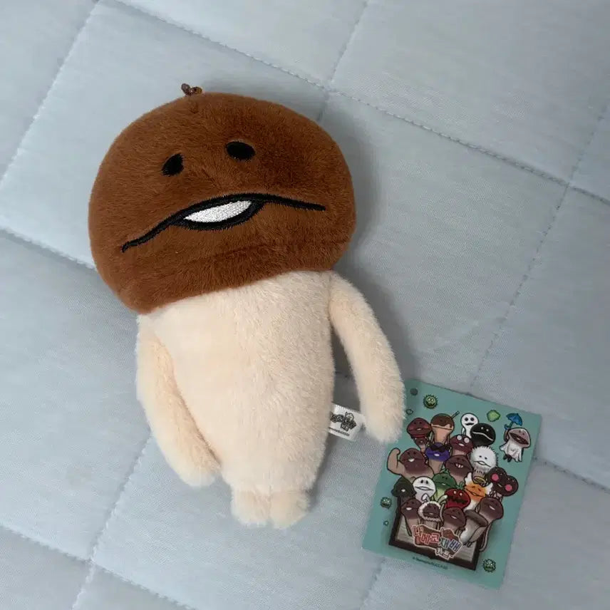 [BUNJANG] Nameko Cultivation Kit Plush Keychain 16cm / 나메코 봉제 인형 키링 16cm
