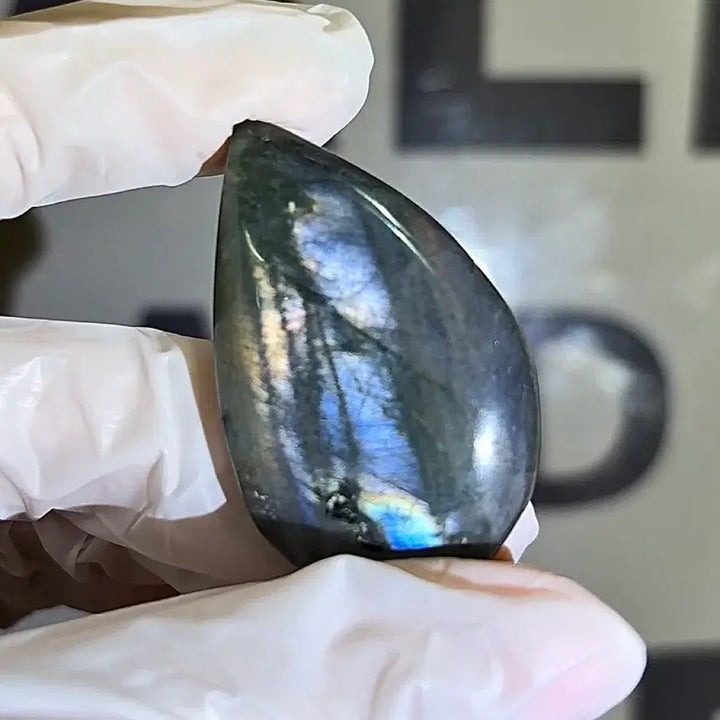 [BUNJANG] Labradorite Cabochon (Natural Stone) - Lavender Flash / [천연원석] 연보라 레브라도라이트 캐보션| Labradorite