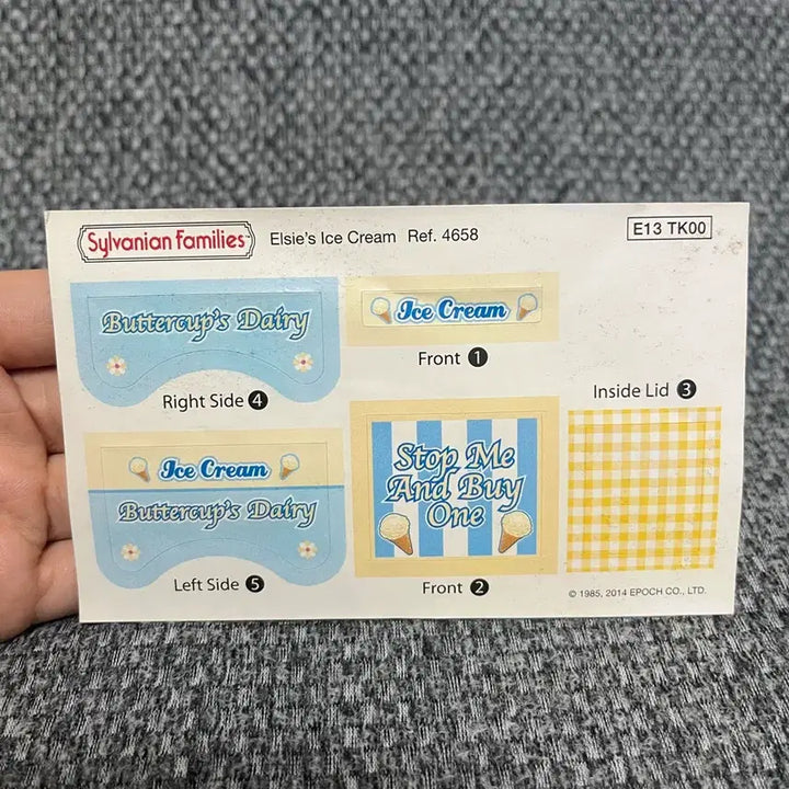 [BUNJANG] Sylvanian Families Old Ice Cream Cart / 실바니안 올드 아이스크림 카트
