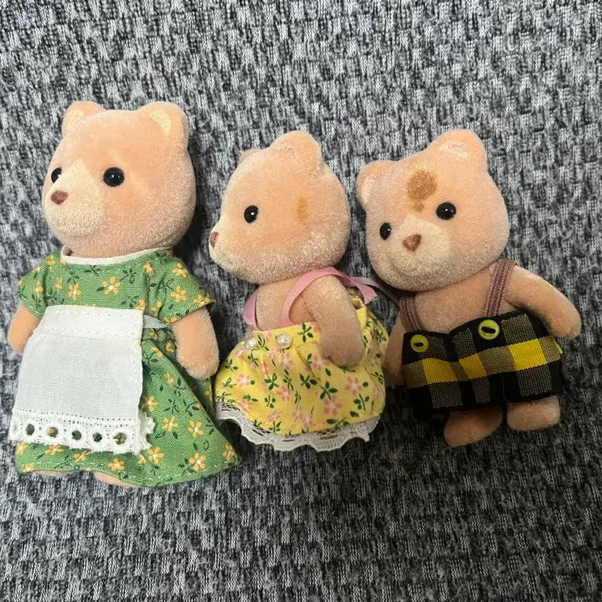 [BUNJANG] Sylvanian Families Old Petit Bear Bundle Set / 실바니안 올드 쁘띠곰 일괄