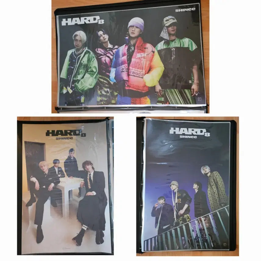[BUNJANG] SHINee Official 8th Album Hard Poster 3 Types Set / [set] 샤이니 정규 8집 앨범 Hard 포스터 3종