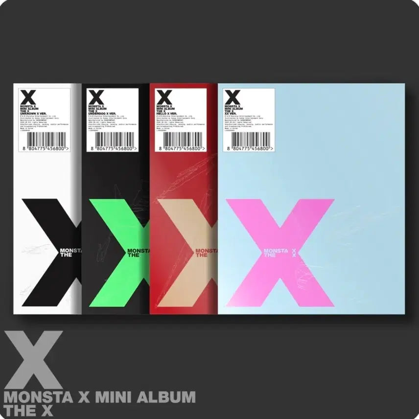 [BUNJANG] MONSTA X THE X Album Bundle Set / 몬스타엑스 THE X 앨범 미개봉 25EA