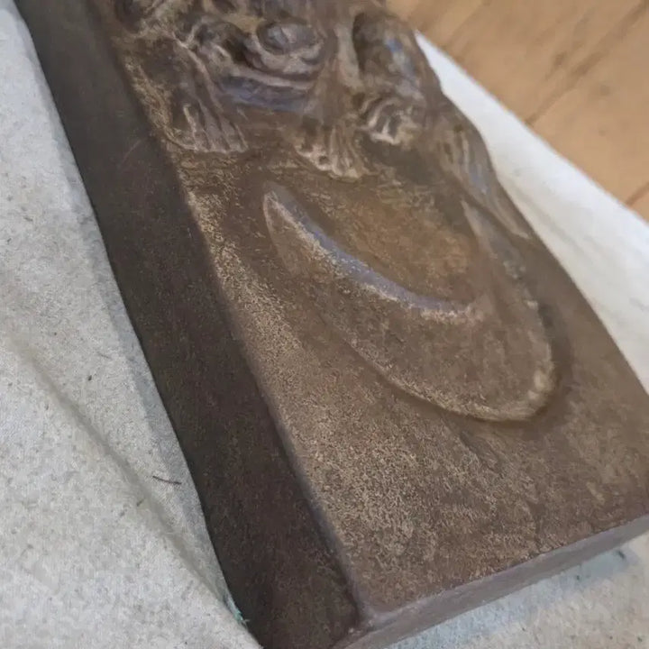 [BUNJANG] Aged Goped Granite Tortoise Inkstone / 연대좋은 곱돌 해태 벼루