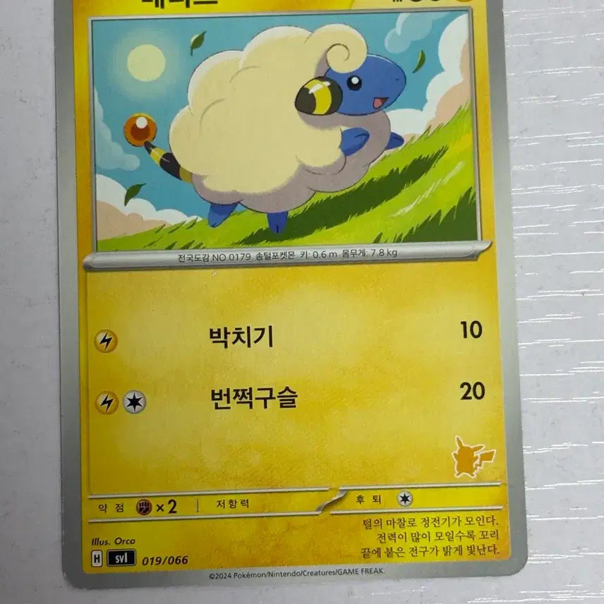 [BUNJANG] Pokemon Card Ampharos Starter Deck 019 / [귀여운 포켓몬카드] 메리프 스타트덱 019