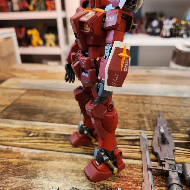 [BUNJANG] MG Red Warrior Gundam Custom Painted / MG 레드워리어 건담 도색작