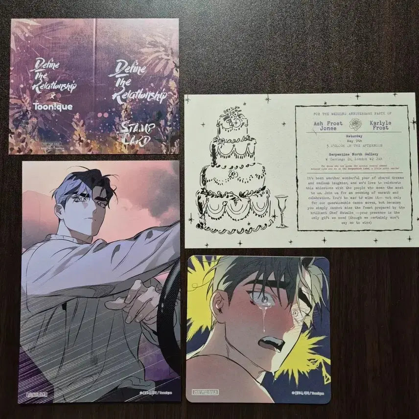[BUNJANG] The Finder Relationship Tunic Special Edition Postcard Coaster Stamp Version DTR / 디파인더릴레이션십 투니크 특전 엽서 코스터 스탬프판 DTR 디티알