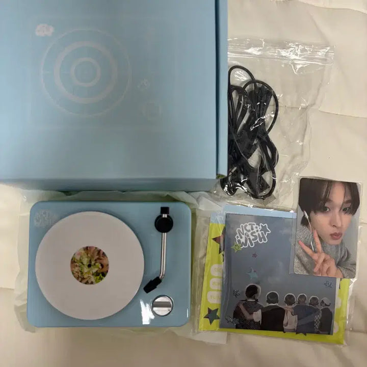 [BUNJANG] NCT WISH N-WISH Riku 1st Anniversary Turntable Sticker Full Set / 엔시티 위시 엔위시 리쿠 턴테이블 스티커 풀구성 1주년