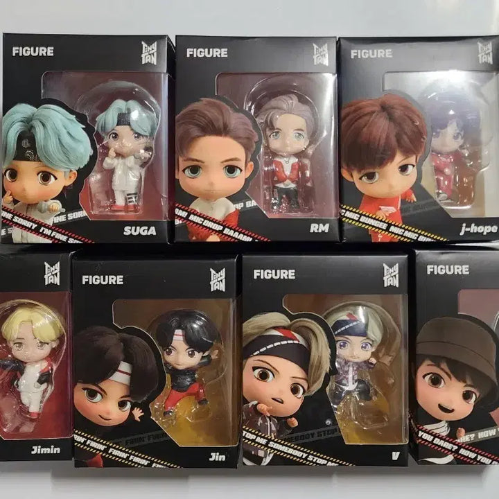 [BUNJANG] BTS TinyTAN MIC Drop ver.1 Figure Set / 방탄소년단 타이니탄(MIC Drop ver.1) 피규어 7종
