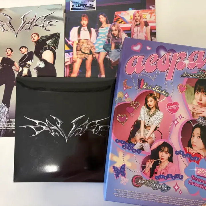 [BUNJANG] Aespa Bundle Set Photocards / (급처) 에스파 포토카드, 세비지 앨범, 걸스 앨범, 2022시그 일괄 판매