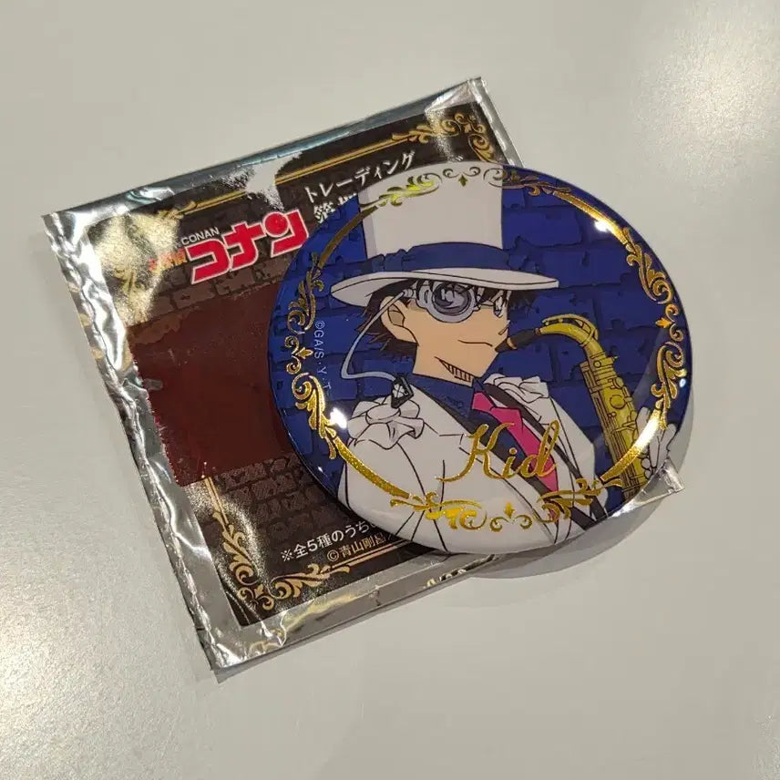 [BUNJANG] Detective Conan Kaito Kid Music Can Badge / 명탐정코난 괴도키드 음악 캔뱃지 판매