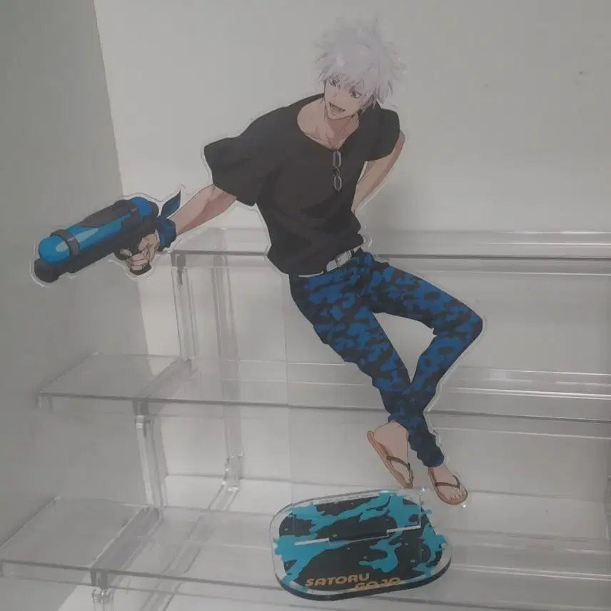 [BUNJANG] Jujutsu Kaisen Satoru Gojo Water Gun Big Acrylic Stand / 주술회전 고죠 사토루 물총 빅아크릴스탠드