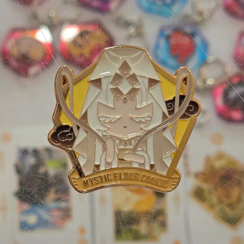 [BUNJANG] Cookie Run Kingdom Collectible Pin Badge Mystic Flower / 쿠키런 킹덤 콜렉터블 핀뱃지 미스틱플라워