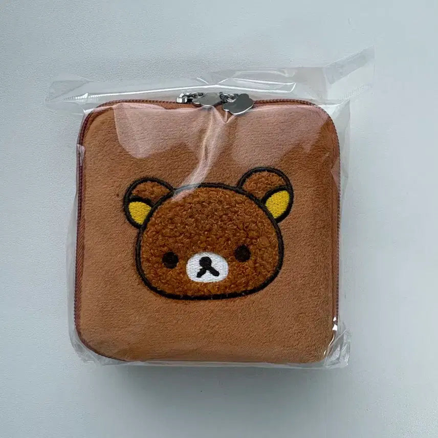 [BUNJANG] Rilakkuma Brown Multi Pouch Authentic New / 리락쿠마 브라운 멀티 파우치 정품 새상품