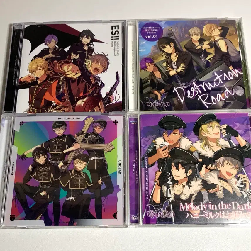 [BUNJANG] Ensemble Stars UNDEAD Unit Song CD Set - Koga, Rei, Adonis, Kaoru / 앙상블 스타즈 유닛송 CD 언데드 코가 레이 아도니스 카오루