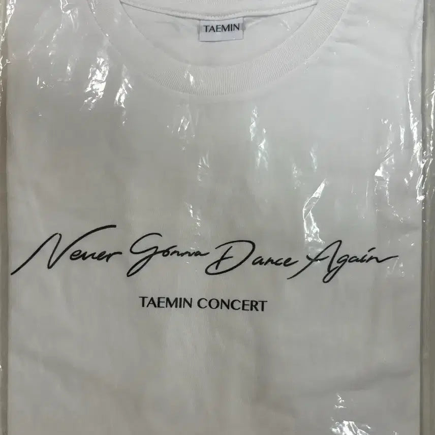 [BUNJANG] Taemin NGDA Concert Short Sleeve T-Shirt Size L / 태민 NGDA 굿즈 티셔츠