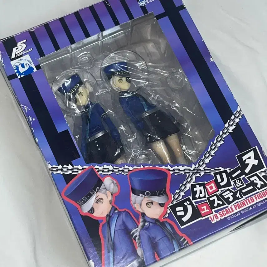 [BUNJANG] Aquamarine Persona 5 Justine &amp; Caroline Scale Figure (Unsealed) / (개봉)아쿠아마린 페르소나5 쥐스틴&amp;카롤린 스케일 피규어