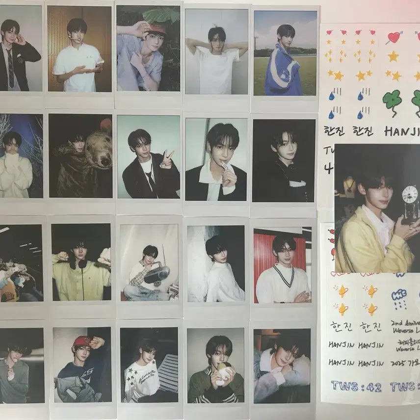 [BUNJANG] TWS Selection Pack Vol.1 + Vol.2 Hanjin Individual Polaroids Weverse POB / 투어스 셀렉션팩 vol.1 + vol.2 한진 개인폴라 스티커 위버스특전