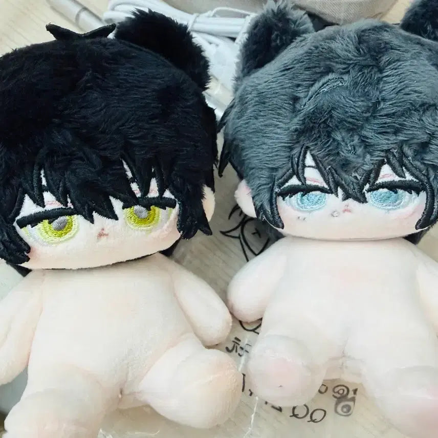 [BUNJANG] Custom 10cm Doll Bundle Set (Bone Armature, Face Blushing, Embroidered) / 개인제작한 솜인형 일괄 양도합니다