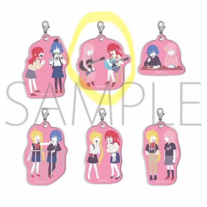 [BUNJANG] Bocchi the Rock! Anime Version B6 Acrylic Mini Charm Collection / 봇치 더 록! 애니판 B6 아크릴 미니 챰 컬렉션