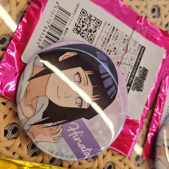 [BUNJANG] Naruto Shippuden Hinata Hyuga Can Badge / 나루토 질풍전 히나타 캔뱃지