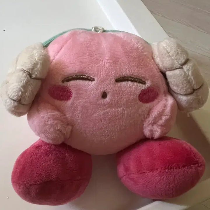 [BUNJANG] Kirby Horoscope Aries Keychain Plush / 별의 커비 호로스코프 양자리 키링 인형