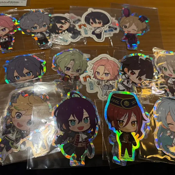[BUNJANG] Ensemble Stars! Sticker Set &amp; Hibiki Wataru Paper Goods Bundle / 앙상블 스타즈 / 앙스타 스티커 15장  &amp; 히비키 와타루 지류 3장