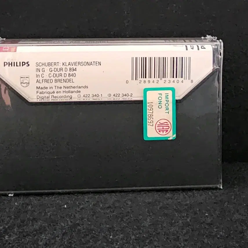 [BUNJANG] Schubert Piano Sonata Cassette Tape [Sealed] / 슈베르트 피아노 소나타 카세트 테이프 [미개봉]