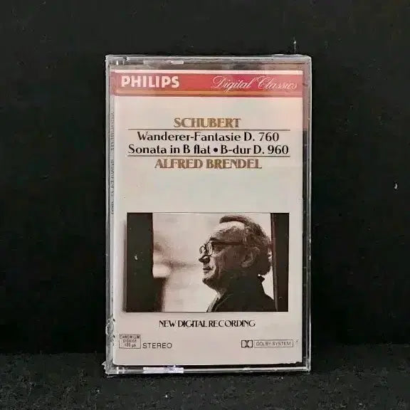 [BUNJANG] Alfred Brendel Plays Schubert Cassette Tape (Sealed) / 슈베르트 알프레트 브렌델 연주 카세트 테이프 [미개봉]