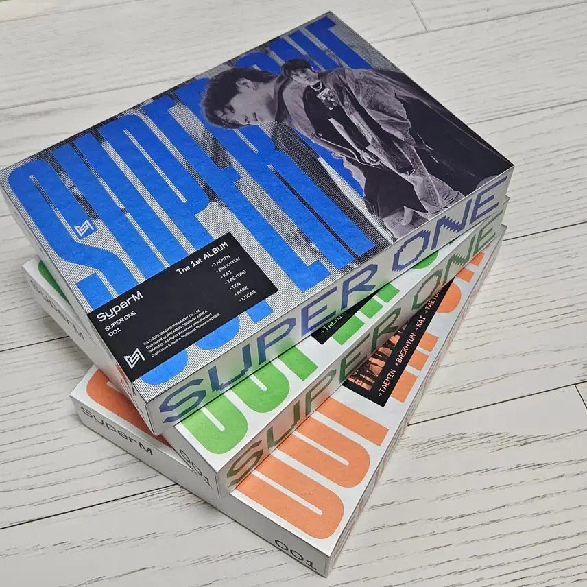 [BUNJANG] SuperM Super One Album Bundle Set (3 Versions) / [최종가격] SuperM 슈퍼엠 SUPER ONE 앨범 3종 일괄