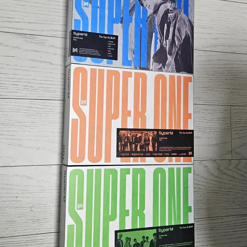 [BUNJANG] SuperM Super One Album Bundle Set (3 Versions) / SuperM 슈퍼엠 SUPER ONE 앨범 3종 일괄