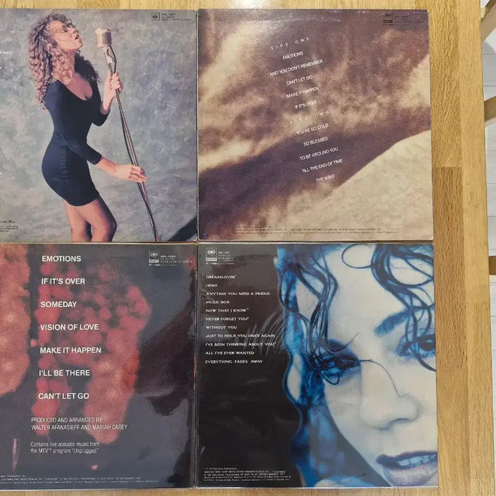 [BUNJANG] Mariah Carey 1-3 Albums Plus One LP Bundle Set / [M] Mariah Carey (머라이어 캐리) (1~3집 외 1집) LP 4종 일괄