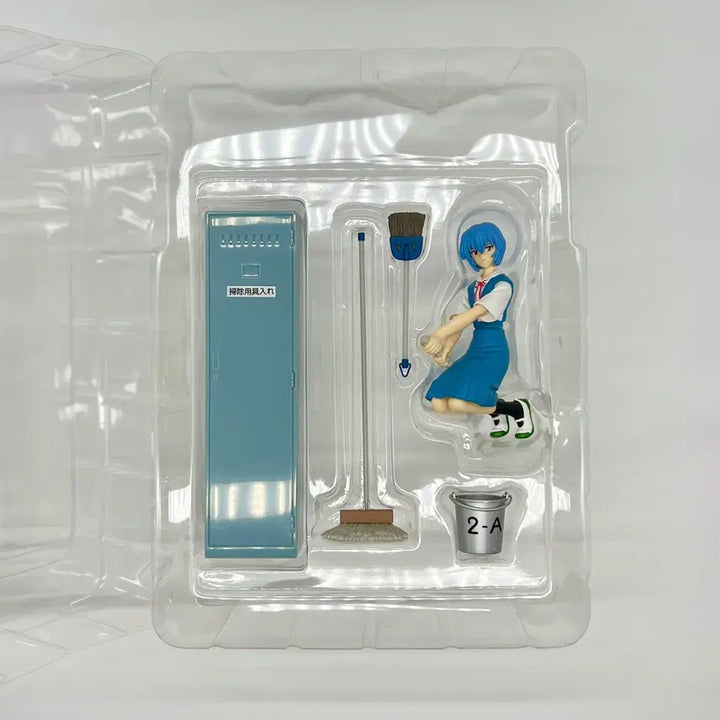 [BUNJANG] SEGA Neon Genesis Evangelion Ayanami Rei Cleaning Time Figure Set / 세가 신세기 에반게리온 피규어 세트 청소시간 - 아야나미 레이