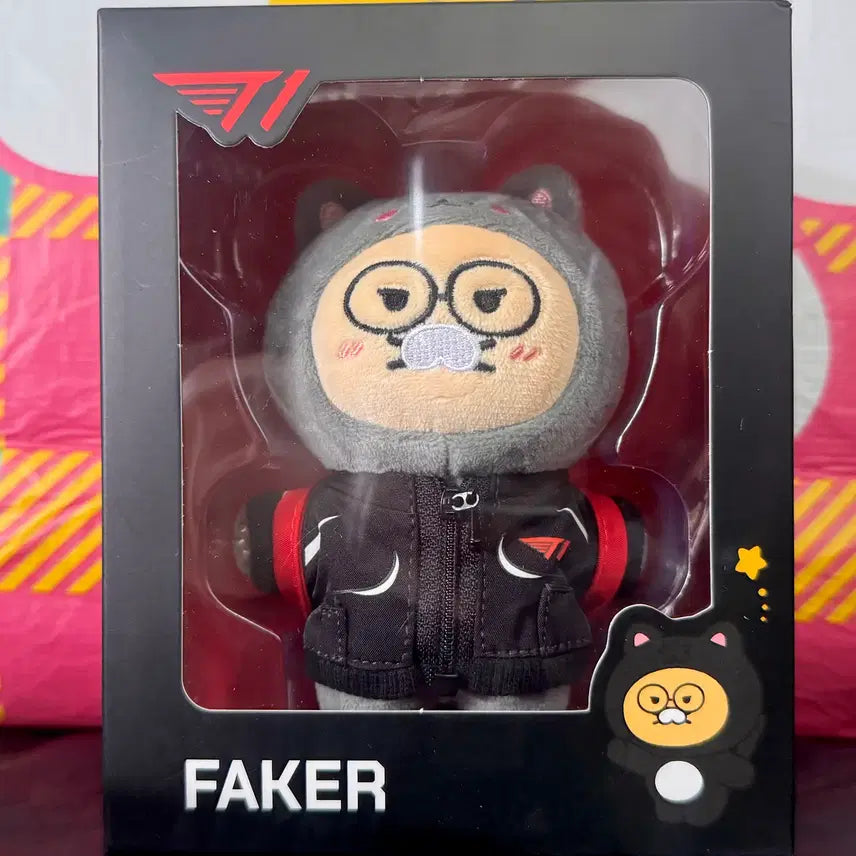 [BUNJANG] T1 x Kakao Friends Faker Backpack Keychain Doll / T1X카카오프렌즈 백팩 키링인형 페이커 FAKER