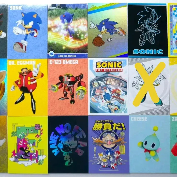 [BUNJANG] Panini Sonic the Hedgehog Official Photocard Bundle Set / 공식 소닉 더 헤지혹 파니니 포토카드 섀도우 테일즈 에이미 슈퍼소닉 에그맨 굿즈 포카 세가