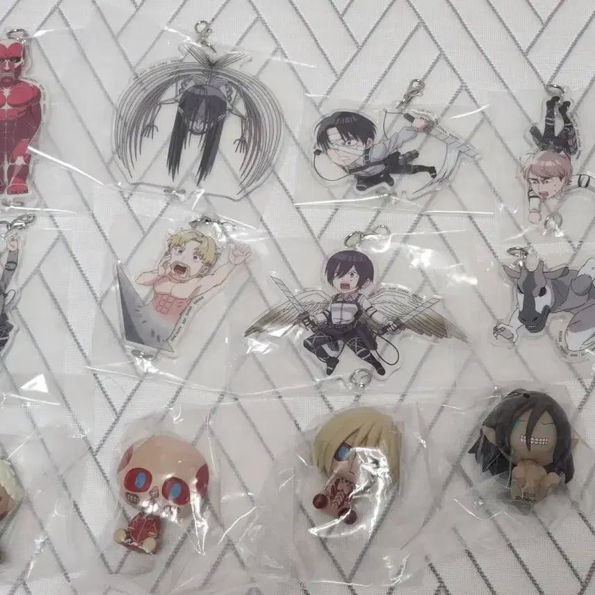 [BUNJANG] Attack on Titan Choco-Noko Figure Set (Series I + Series F) / 진격의거인 초코노코 i상 일괄+f상 일괄 판매합니다
