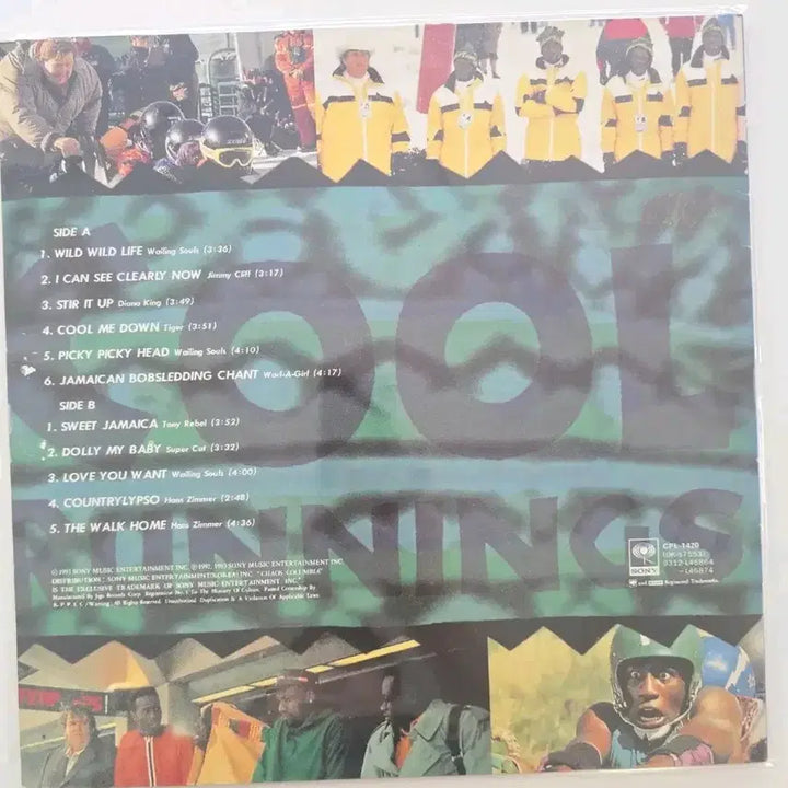 [BUNJANG] Cool Running OST LP / 쿨러닝 OST LP/ 가사집 있음/ NM